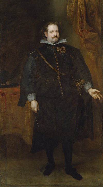 Diego Felipe de Guzman, Marquis of Leganes by Anthony van Dyck